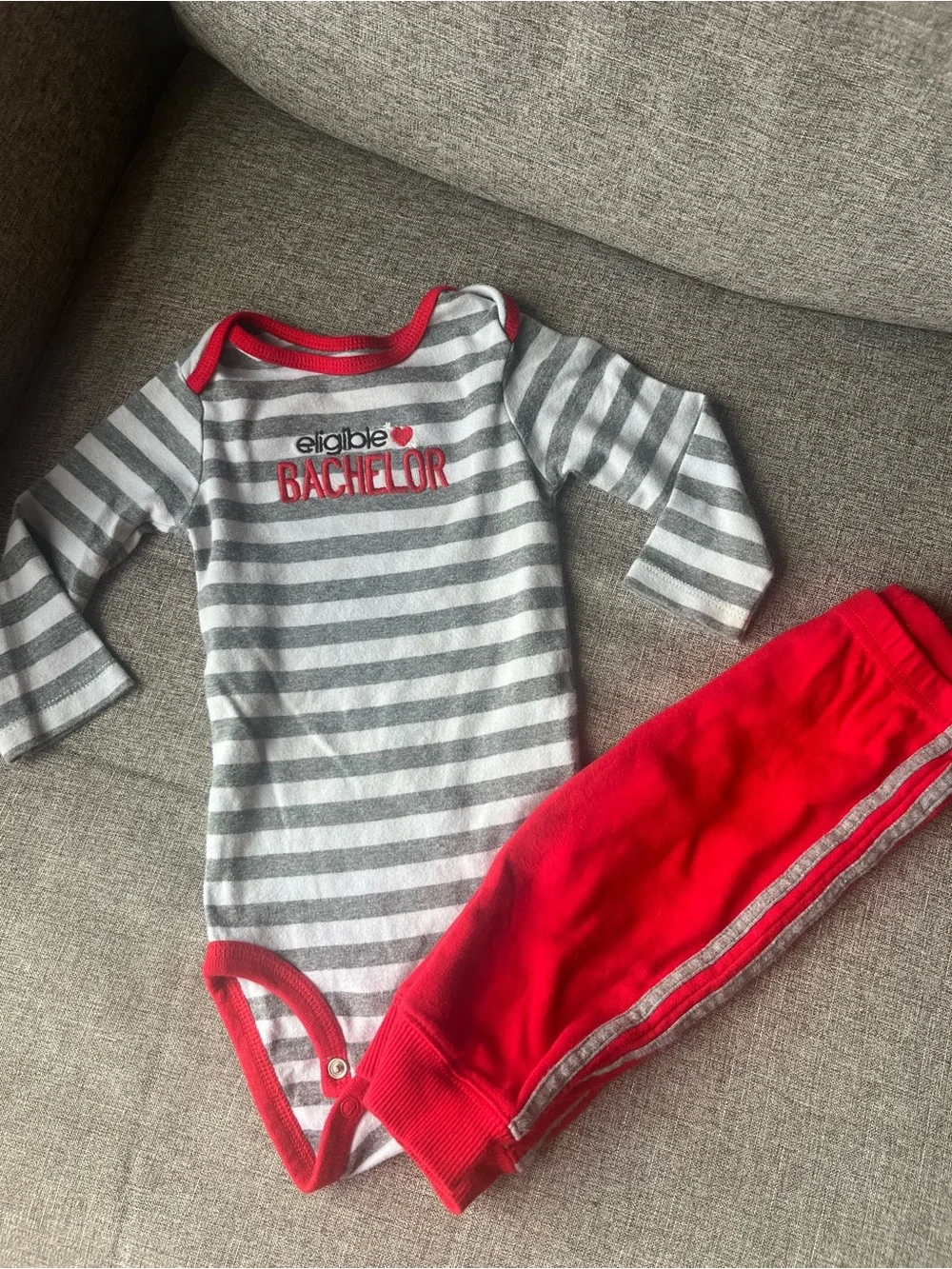 Valentine’s Day 12 month outfit set
